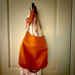 Clare V Veronique tan pebble leather crossbody *rare!*